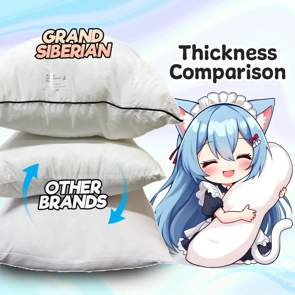 Never spend empty nights again: hug your Dakimakura Pillow and sleep peacefully!