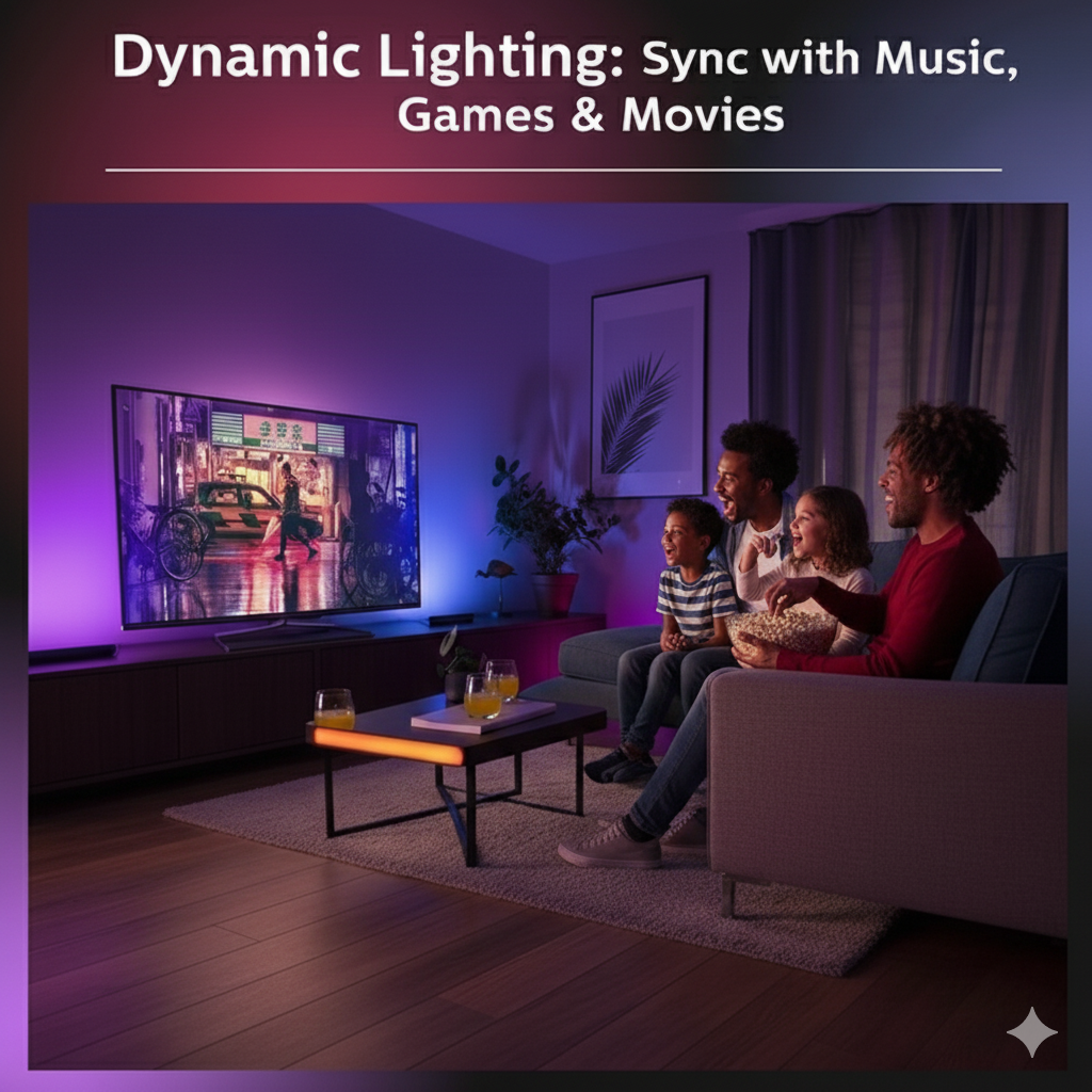 RGB Music Light – Brighten Your Room & Turn It Into Your Own Cinema!