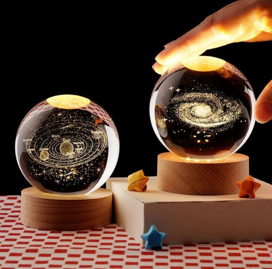 LED Night Light Galaxy Crystal Ball