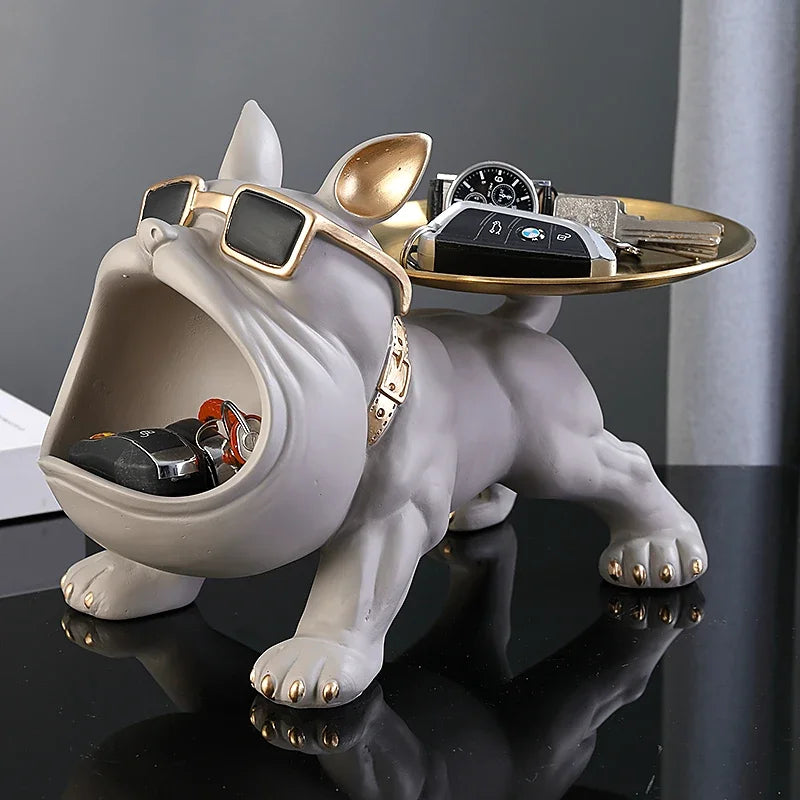 bulldog decorative figurine
