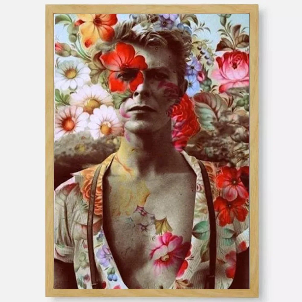 British Rock Singer David B-Bowie Poster HD art sticky wall waterproof home living room bedroom bar aesthetic decoration