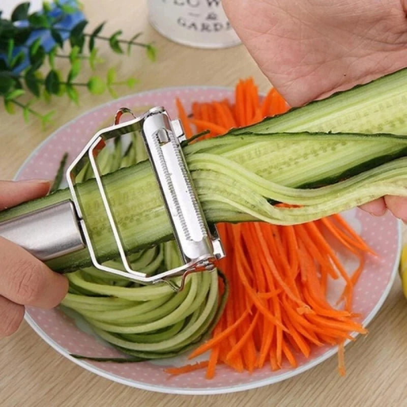 Multifunctional Stainless Steel Kitchen Peeler Fruit Vegetable Potato Carrot Cucumber Grater Julienne Durable Vegetable Slicer