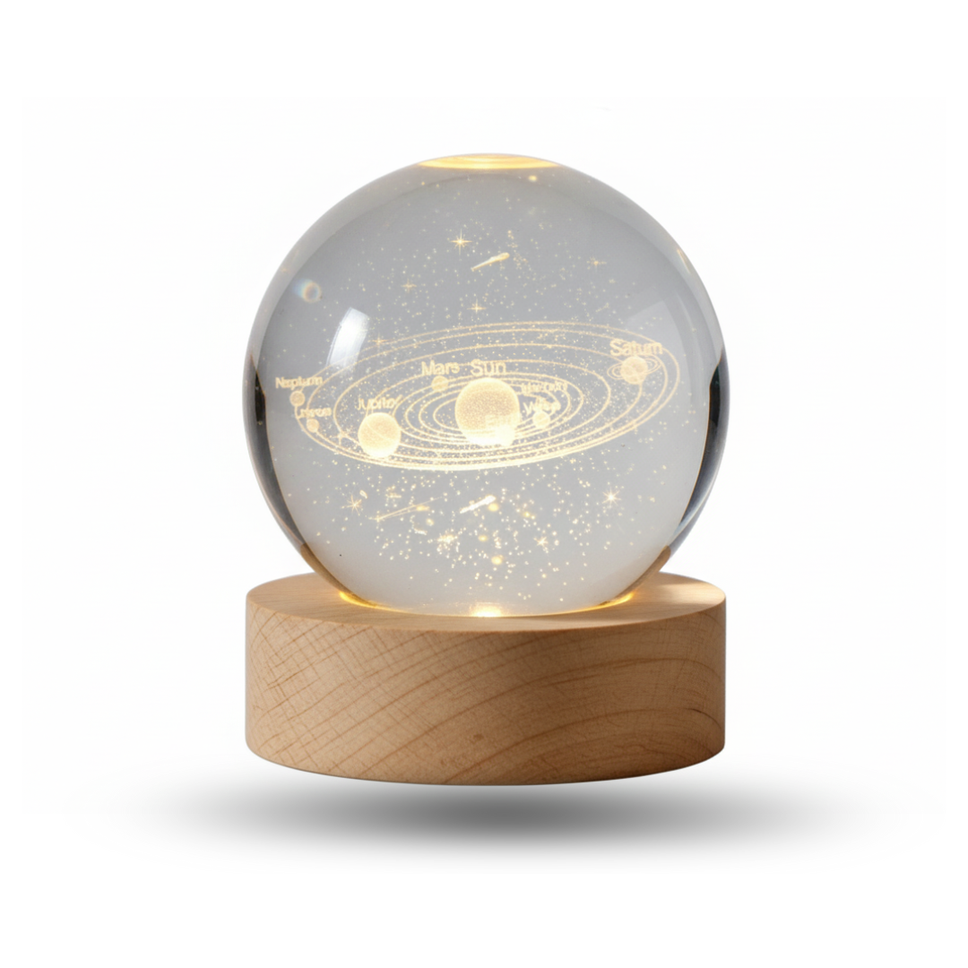 LED Night Light Galaxy Crystal Ball