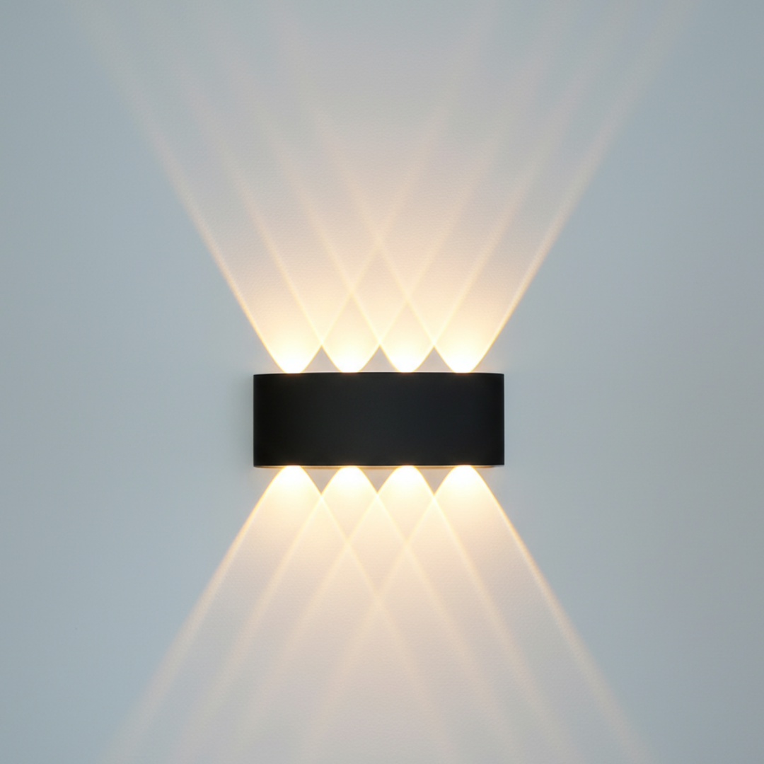 Aluminum LED Wall Lamp Waterproof IP65 Outdoor Garden Lights 8W 12W Interior Wall Light for Bedroom Living Room Stairs Lighting