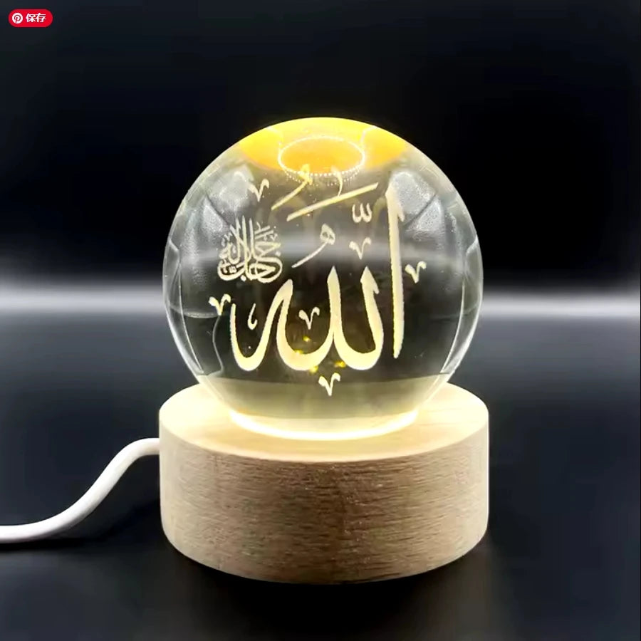 LED Night Light Galaxy Crystal Ball