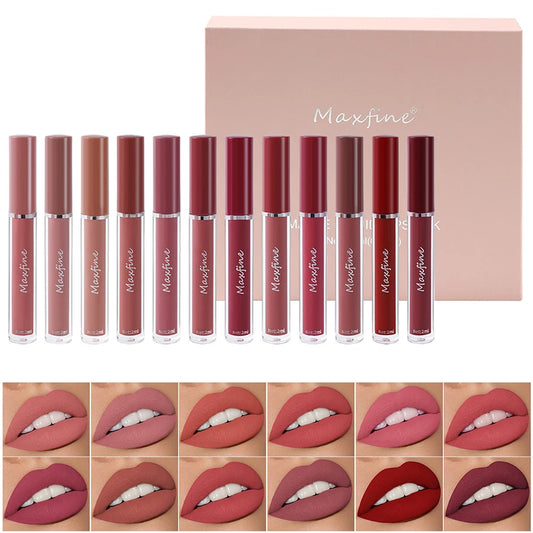 Batom Matte Glamour - kit com 6 unidades