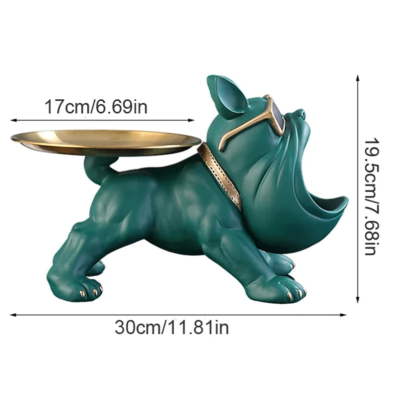 bulldog decorative figurine