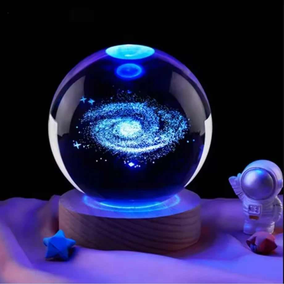 LED Night Light Galaxy Crystal Ball