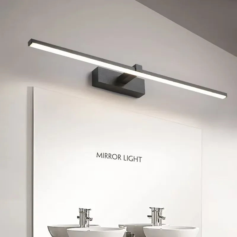 Led Mirror Lights Wall Lamps Recharge Bathroom Wall Light LED Flat Lamp Modern Indoor Wall lamp Bathroom Lighting Make Up