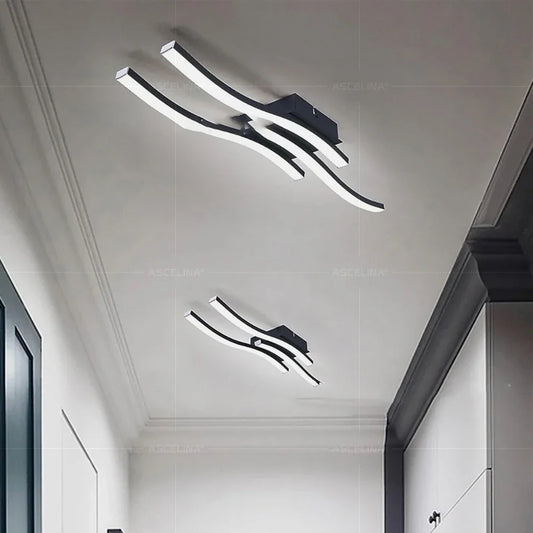 Modern LED Wave Ceiling Light