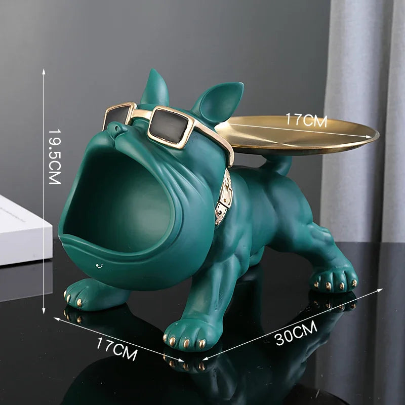 bulldog decorative figurine