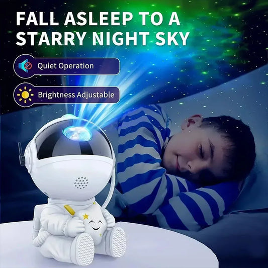 Astronauta projetor de luz para quartos